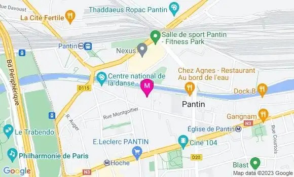 Localisation Alexandrine Sevrin