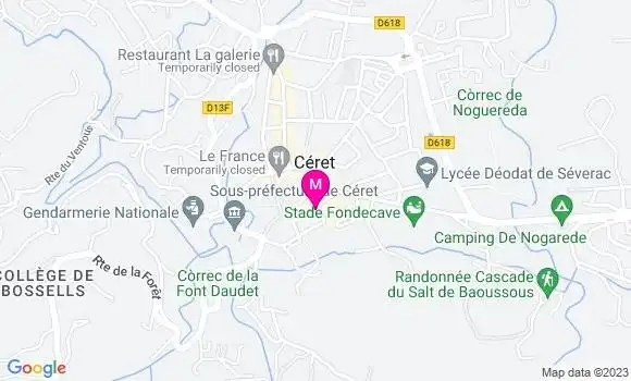 Localisation Clémence Gonzalez