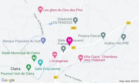 Localisation Delphine Astre