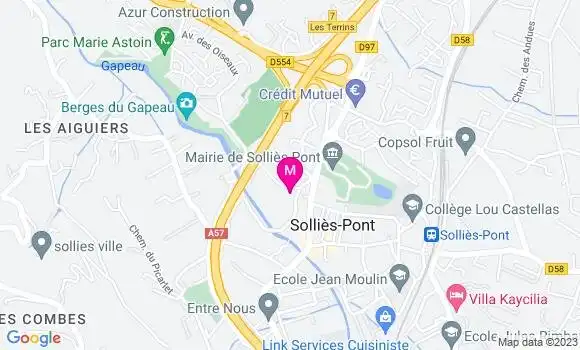 Localisation Angélique Morandini