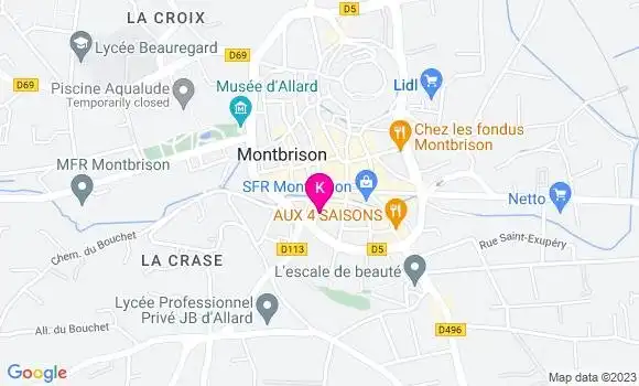 Localisation Amandine Poyet