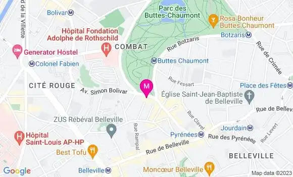Localisation Simon Parizet