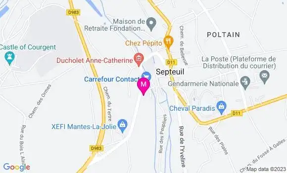 Localisation Fanny Lecetre