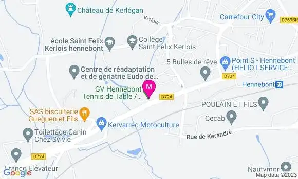 Localisation Gwénaël Brien