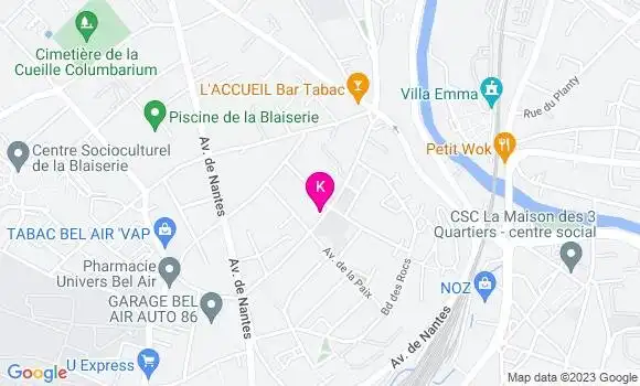 Localisation Eleonore Alheritiere