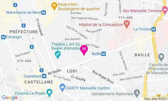 Localisation Julie Laluque