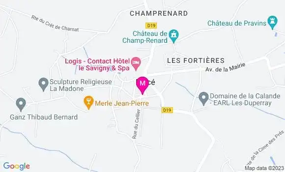 Localisation Julie Vigier