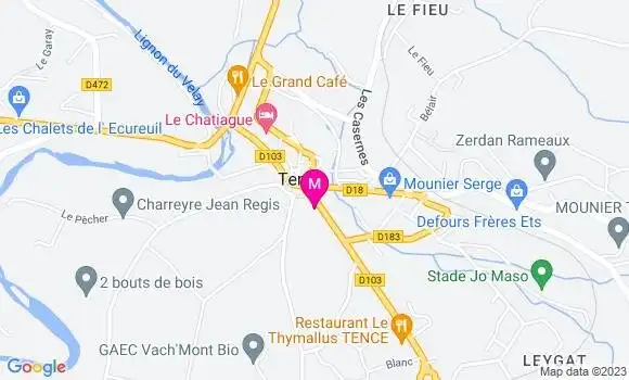 Localisation Pierre Antoine Raby