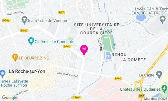 Localisation Faustine Bremond