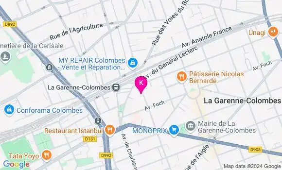 Localisation Hermine Vignaud