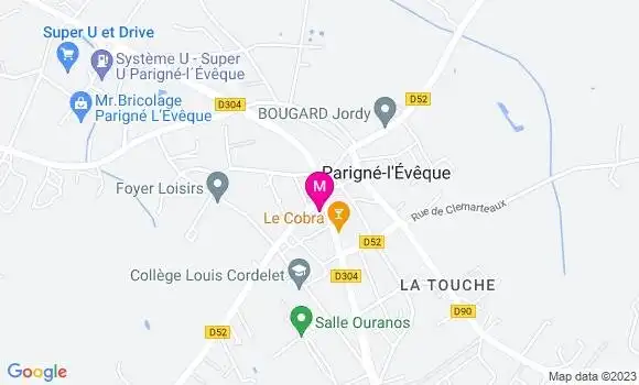 Localisation Baptiste Salmon