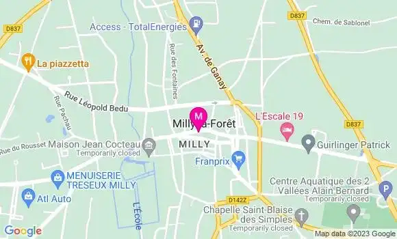Localisation Marie Louise Bouet