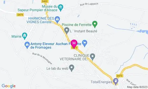 Localisation Elodie Walter