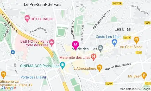Localisation Marie Caroline Bameul