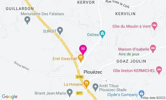 Localisation Kévin Botrel