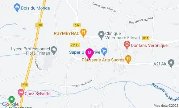 Localisation Louise Albertine Micheau