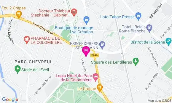 Localisation Cesar Casanova