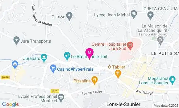Localisation Claire Laturaze