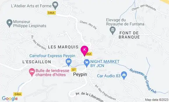 Localisation Benoit Templier
