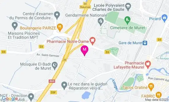 Localisation Jean Claude Carnus