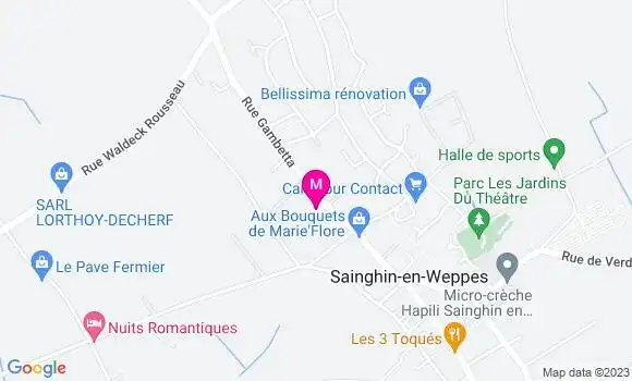 Localisation Tiffany Fontaine