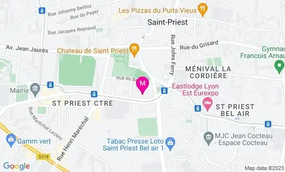 Localisation Emeline Martinez