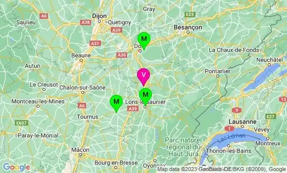 Médecin de Garde Vers sous Sellières