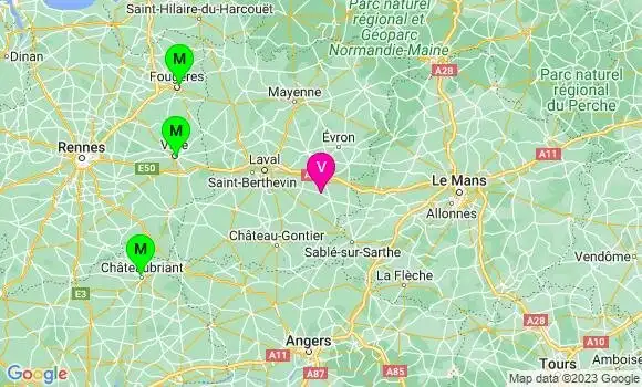 Médecin de Garde La Bazouge de Chemeré