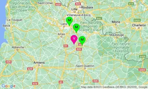 Médecin de Garde Inchy en Artois