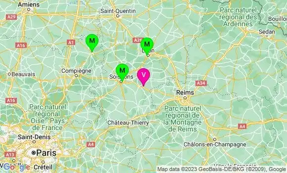 Médecin de Garde Courcelles sur Vesle
