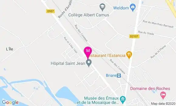 Localisation Dr Jean Pierre Gantois
