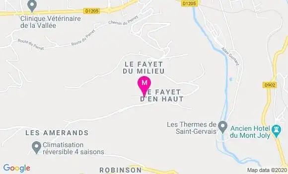 Localisation Dr Agnès Bastide Blachère