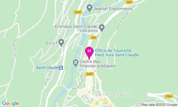 Localisation Dr Aline Laporte Lagarde