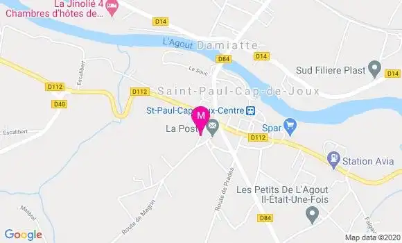 Localisation Dr Marc Calmettes
