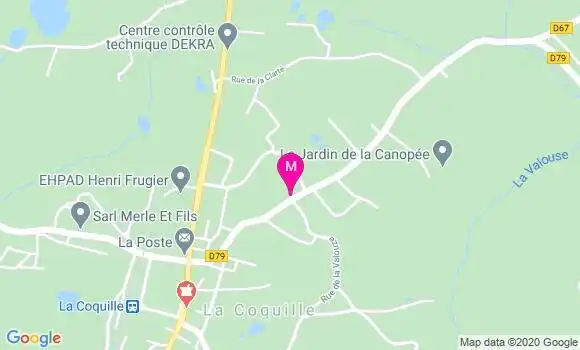 Localisation Dr Claude Fabry