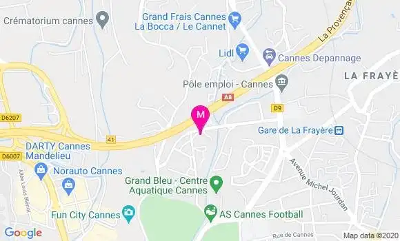 Localisation Dr Etienne Aujean