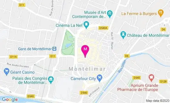 Localisation Dr Catherine De Lustrac