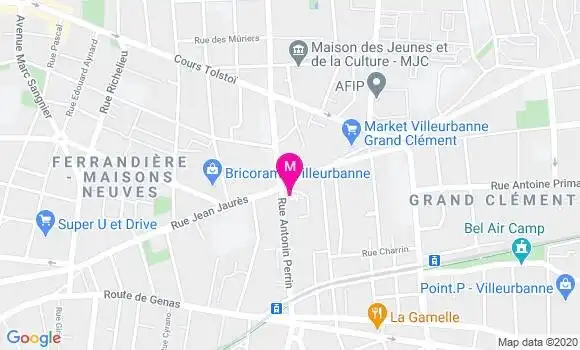 Localisation Dr Géraldine Allouard