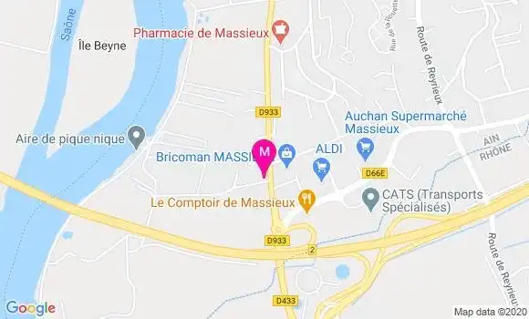 Localisation Dr Amandine Hausseguy