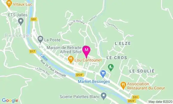 Localisation Dr Jacques Justet