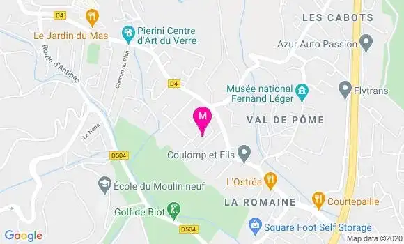 Localisation Dr Patrice Biestro