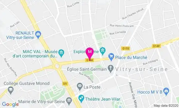 Localisation Dr Virginie Fournier