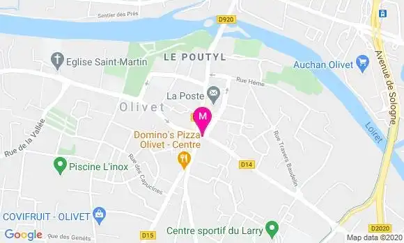 Localisation Dr Denis Hervoin