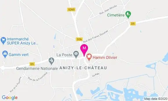 Localisation Dr Catherine Stef