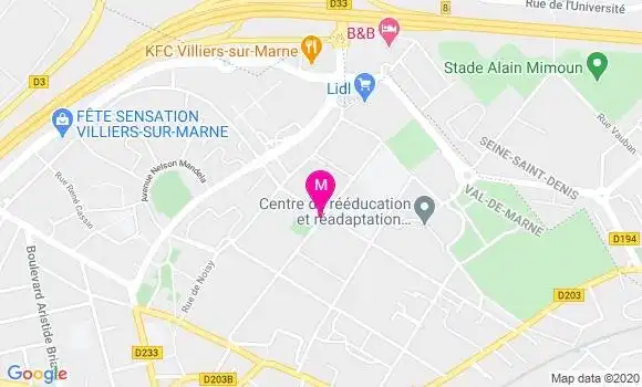 Localisation Dr Martine Burdet Dubuc
