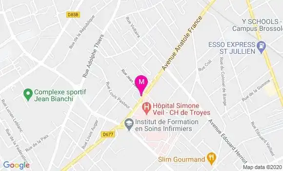 Localisation Dr Thierry Menif
