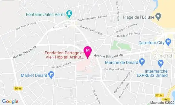 Localisation Dr Pierre Bertrand