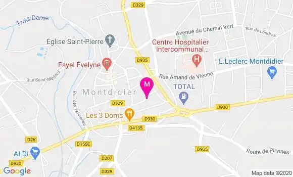 Localisation Dr Jean Paul Féraux