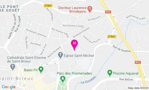 Localisation Dr Jean Yves Le Goff