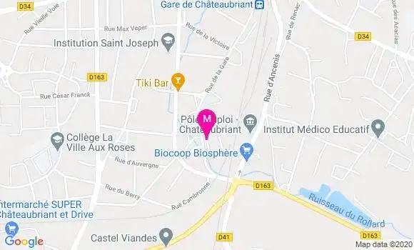 Localisation Dr Alexandra Van Raes Labenne